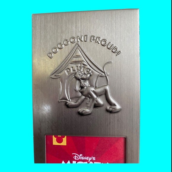 Disney Mickey Mouse Pluto Picture 7x3 Frame Doggone Proud! For 3x2 Photo - Picture 3 of 5